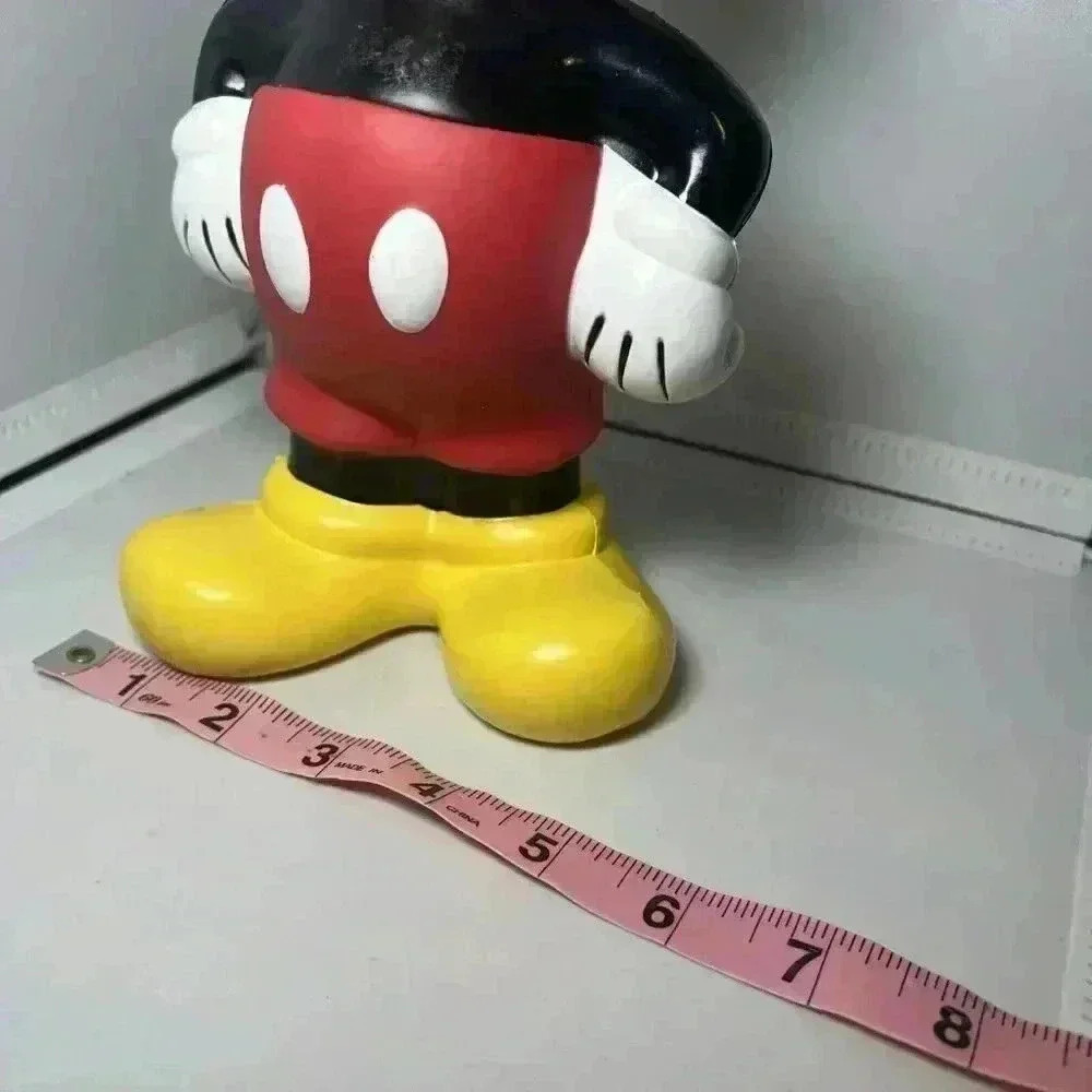 Vtg Mickey Mouse Disney Park Souvenir Super Sipper Drinking Cup With Straw - Picture 6 of 7